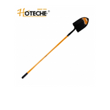 Efficient and Durable High Carbon Steel Shovel with Fiberglass Handle and PVC Grip